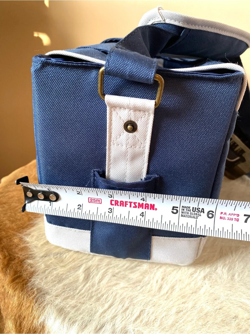 Picnic Time Legacy Beer Cooler Navy Blue Crossbody Bag NWT